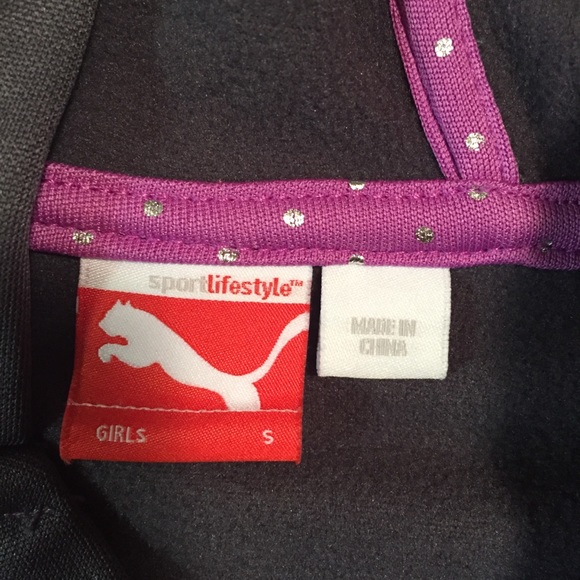 Girls’ Puma Hooded Sweatshirt - Picture 4 of 5